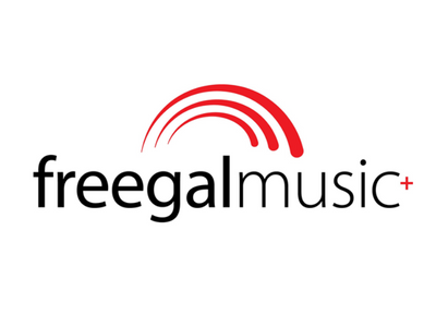 Freegal logo; link to Freegal online catalog