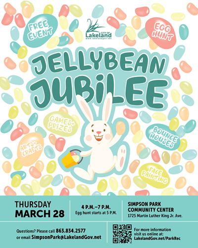 Jellybean Jubilee event poster graphic - all details found in the event page.