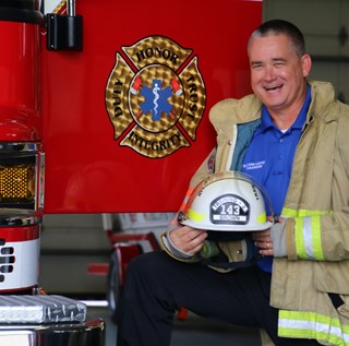 Lakeland Fire Department's Matt Brown, Mr. Central Florida Contestant