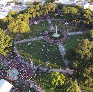 Munn Park Aerial View - Lakeland