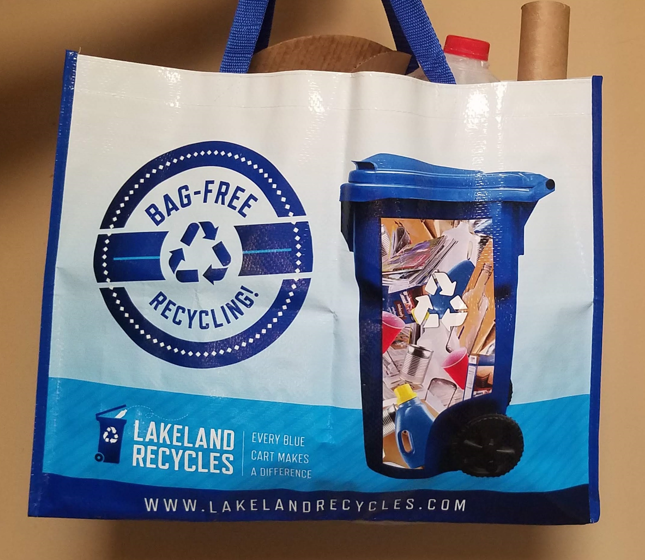 Lakeland recycling top bags