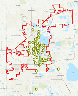 Graphic of Parks Finder Map