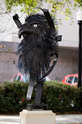 Noelio Gonzalez sculpture (metal) - Eagle bust