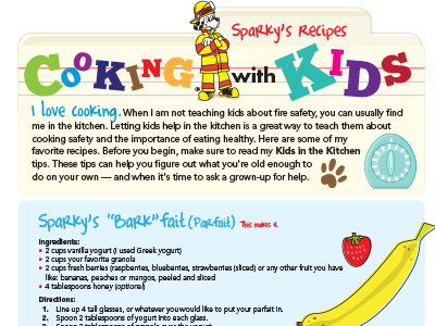 Cooking with Kids Infographic 