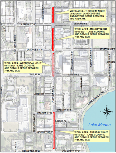 Second Phase of Overnight Sanitary Sewer Work Continues August 9th