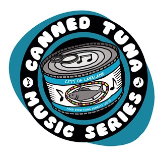 Canned Tuna Concerts graphic with can of tuna and concert series words