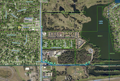 Three Parks Trail West Location Map