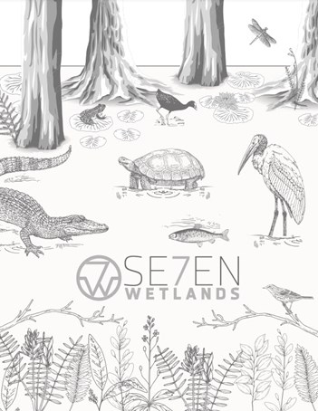 black and white coloring sheet with line drawing animals