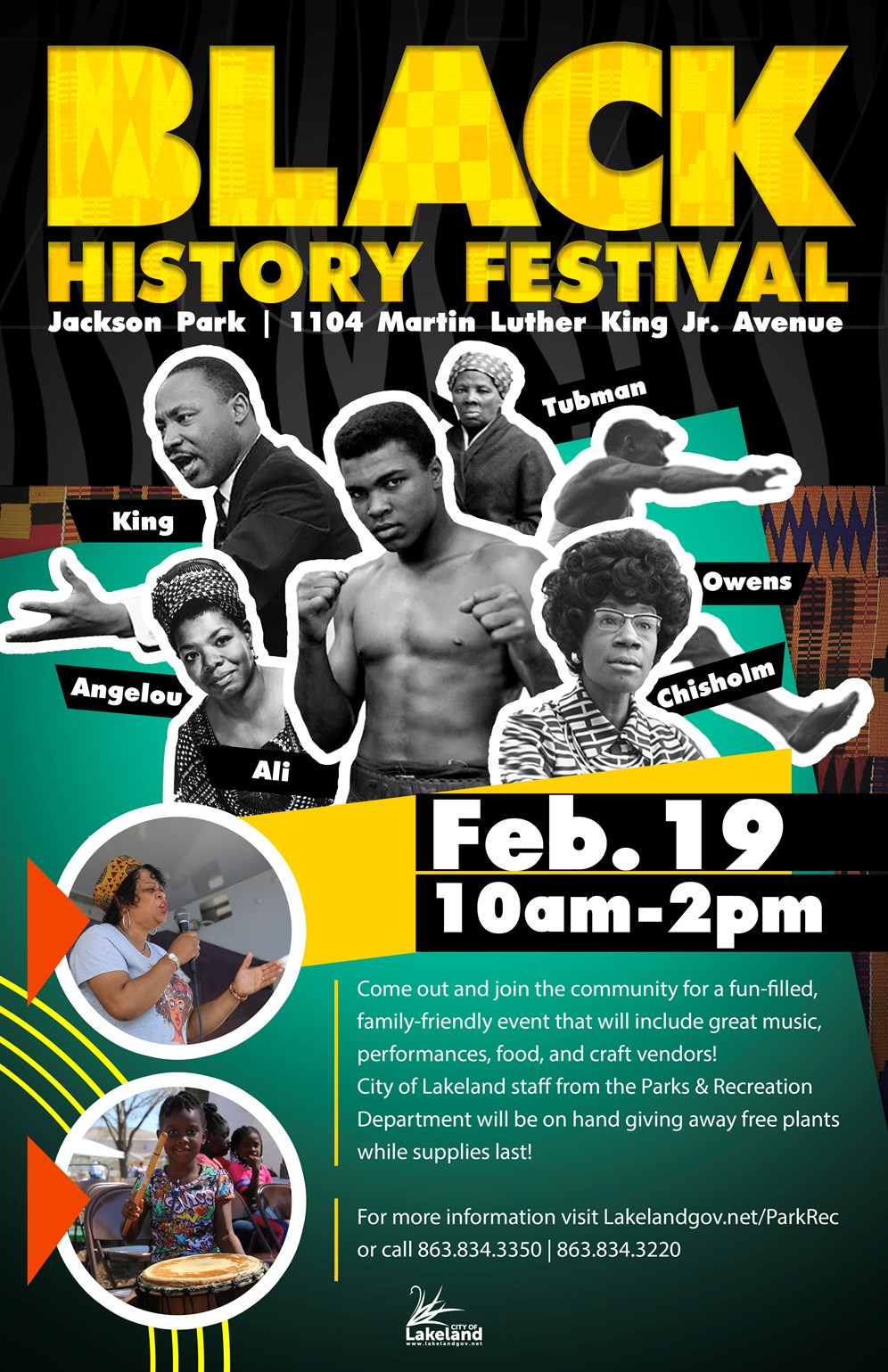 City Of Lakeland Hosts Black History Festival Saturday, February 19th