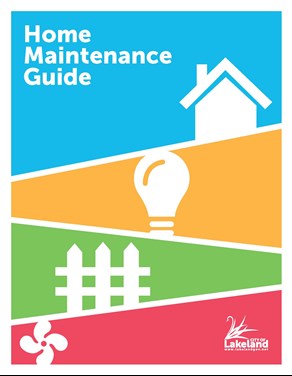 Cover of the 2022 Home Maintenance Guide with a picture of a house