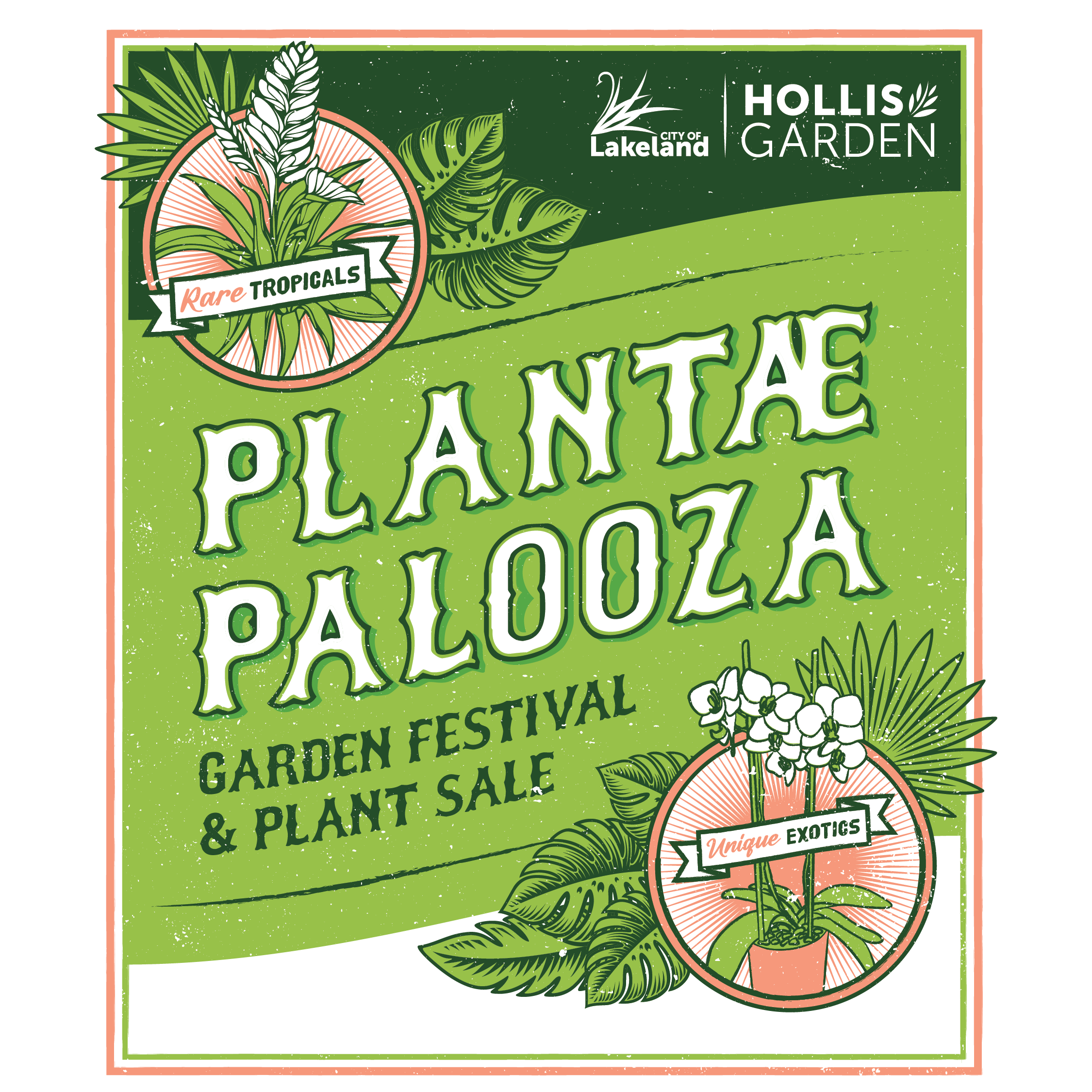 Plantae Palooza decorative event graphic