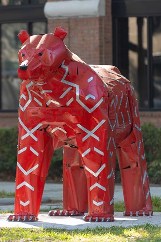 Sculpture on Lemon Street Promenade