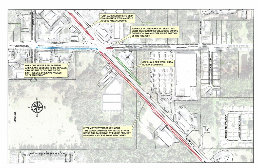 Public Discover: Portion of Griffin Highway Impacted for Emergency Sewer Restore