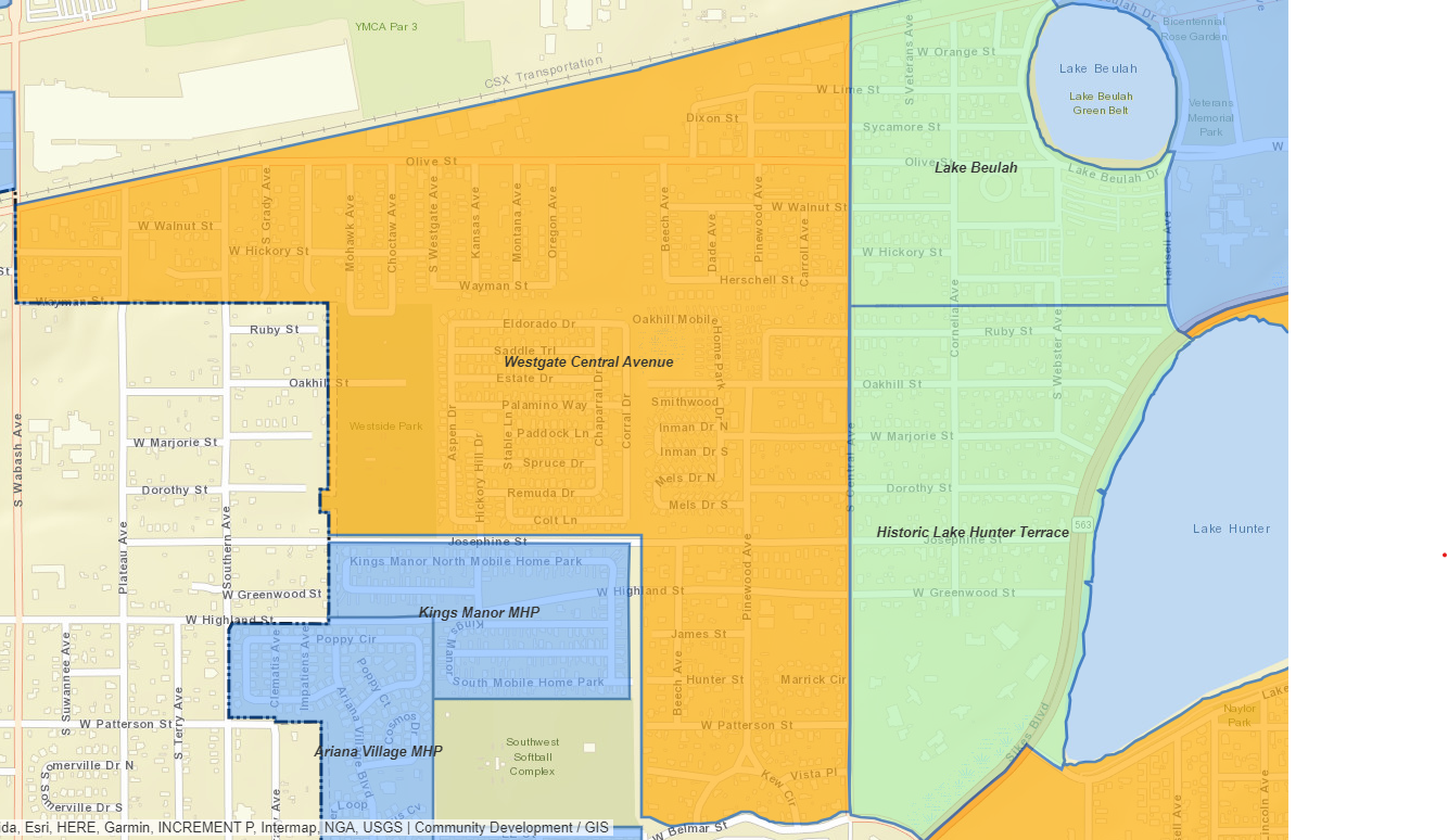 Map of Westgate Central