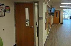 Small Multi-Purpose Room Entrance