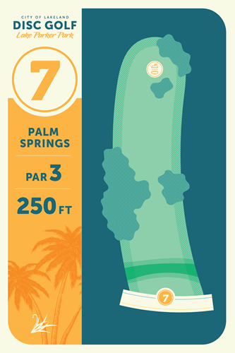 Hole 7 Disc Golf Graphic