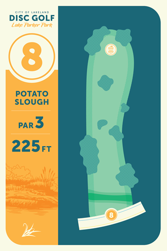 Hole 8 Disc Golf Graphic
