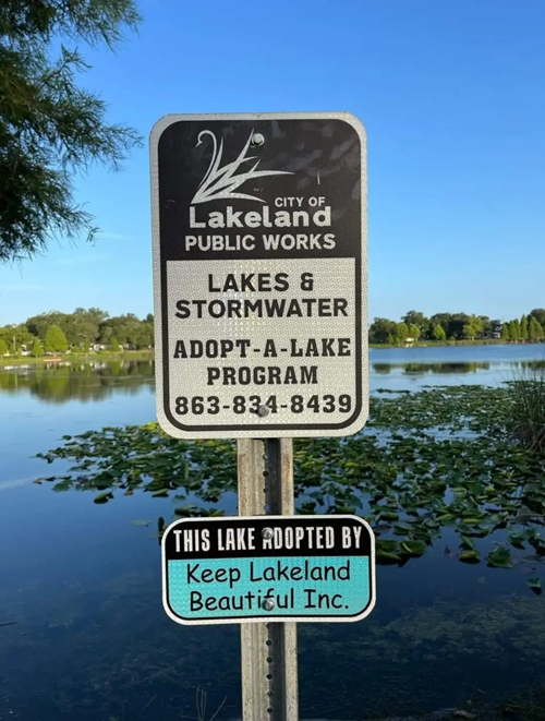 Adopt-A-Lake Program 863-834-8439