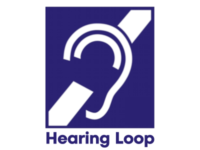 Hearing Loop logo with text Hearing Loop