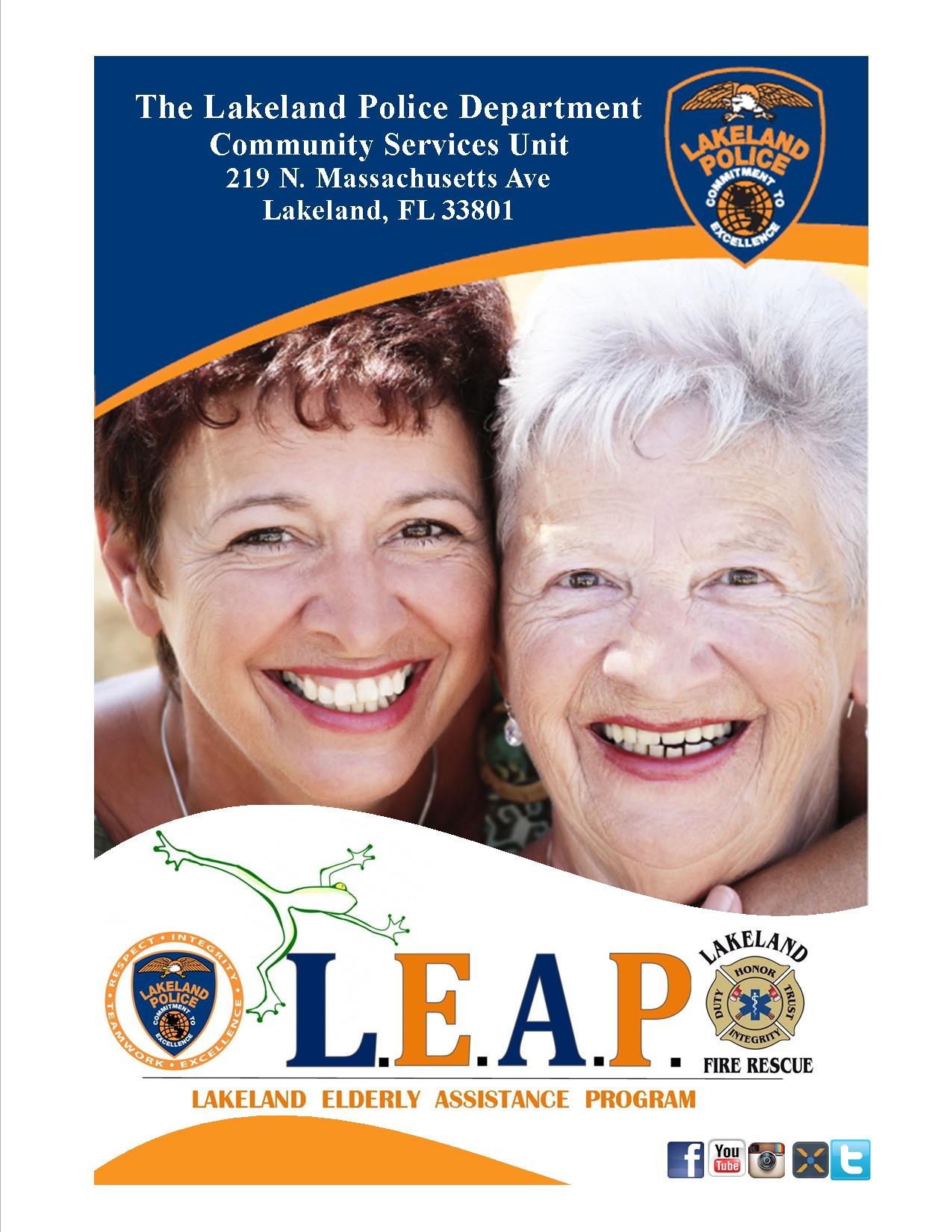 A photo of the Lakeland Elderly Assistance Program poster