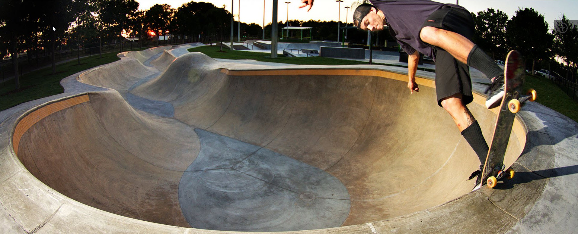 A photo of the Lakeland Skate Park