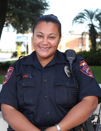 A picture of Officer Diaz