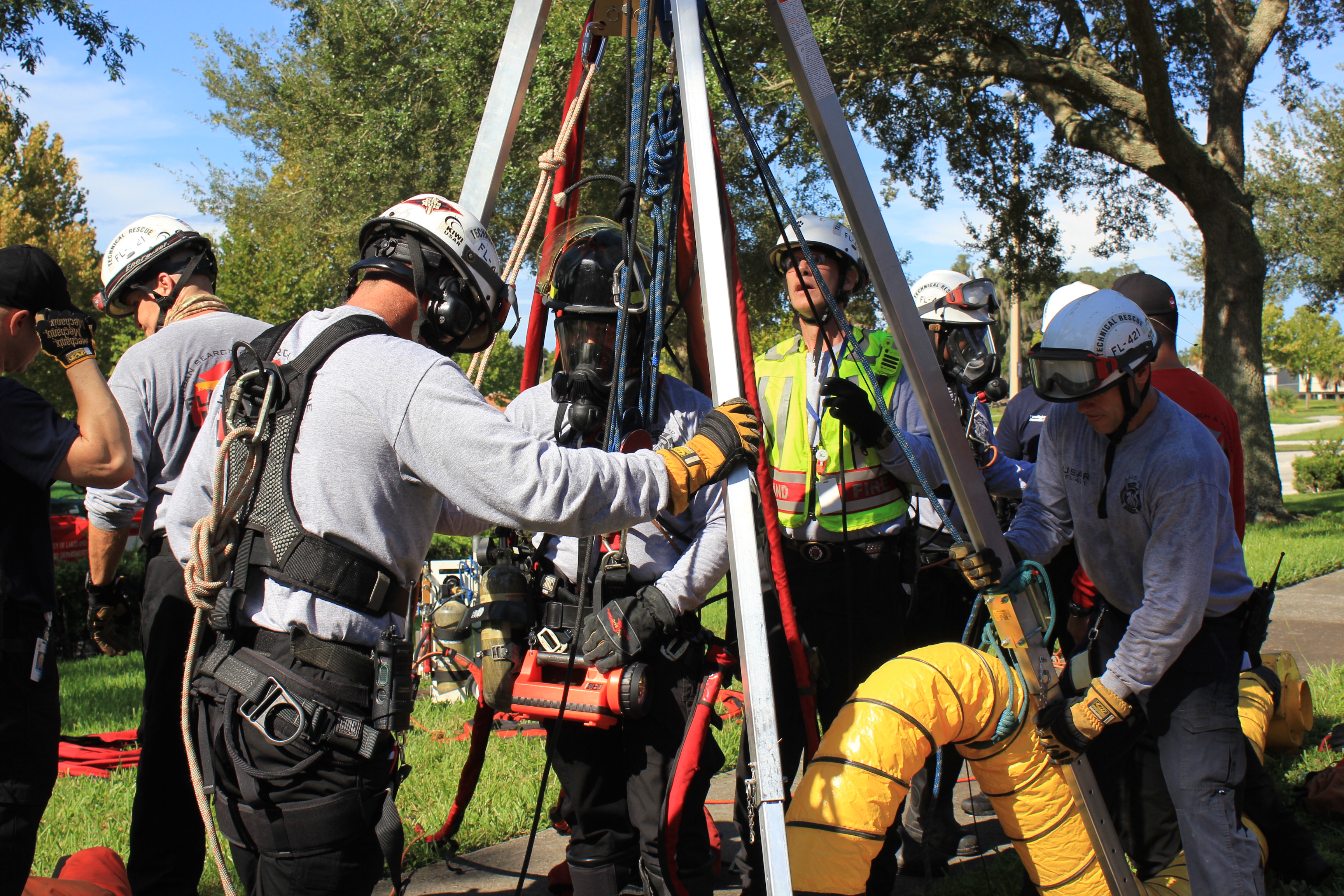 A picture of confined space rescue