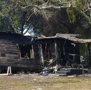 Structure Fire at 1216 Sycamore Street
