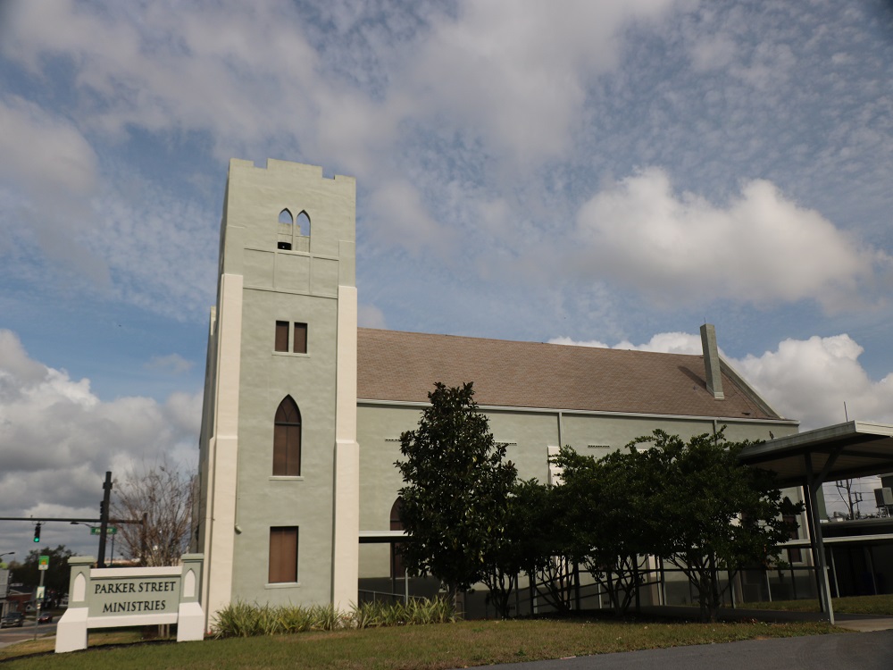 Parker Street Ministries' Building located off of North Massachusetts Ave