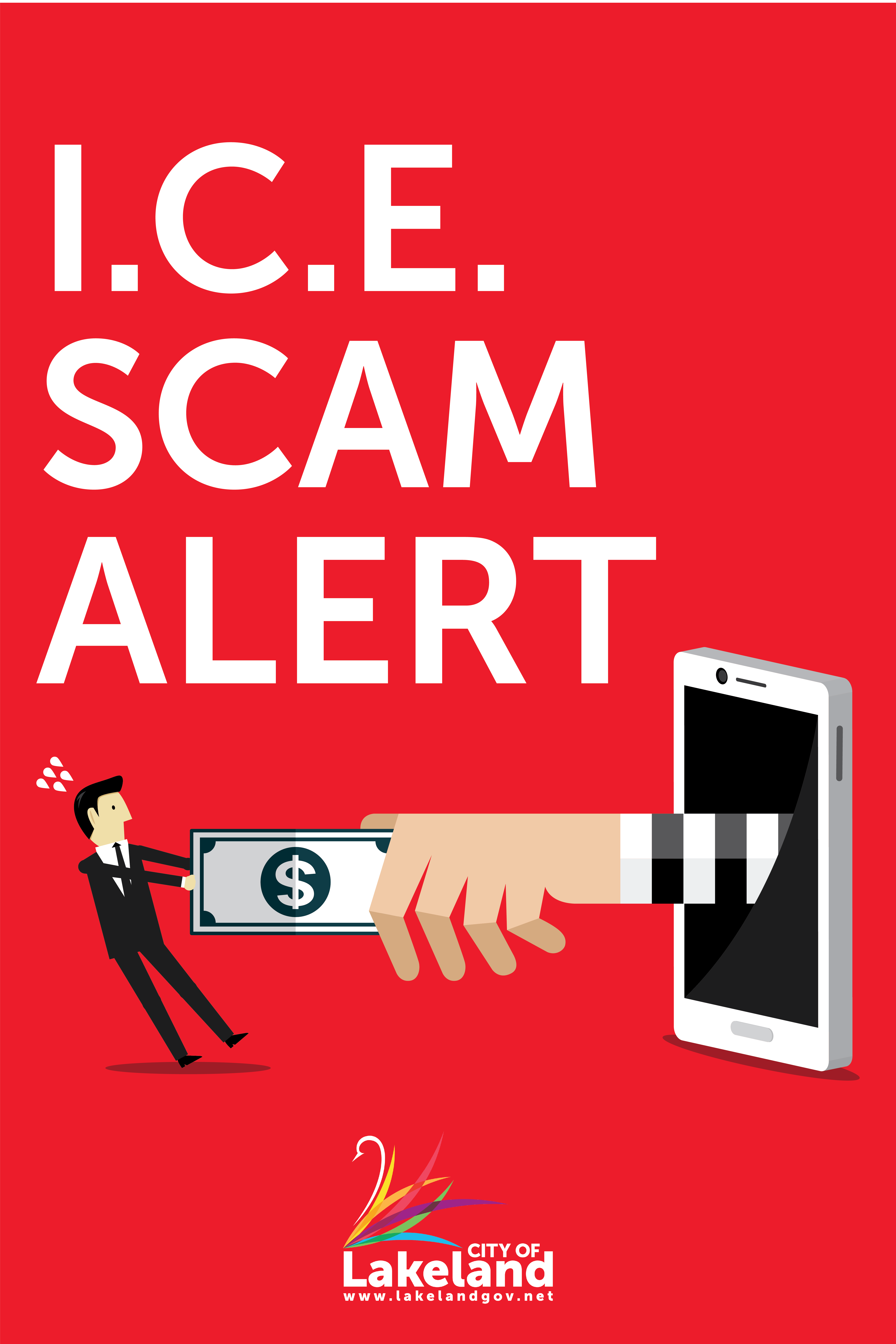 ICE Scam Alert - Alerta de Estafas - Lakeland, FL