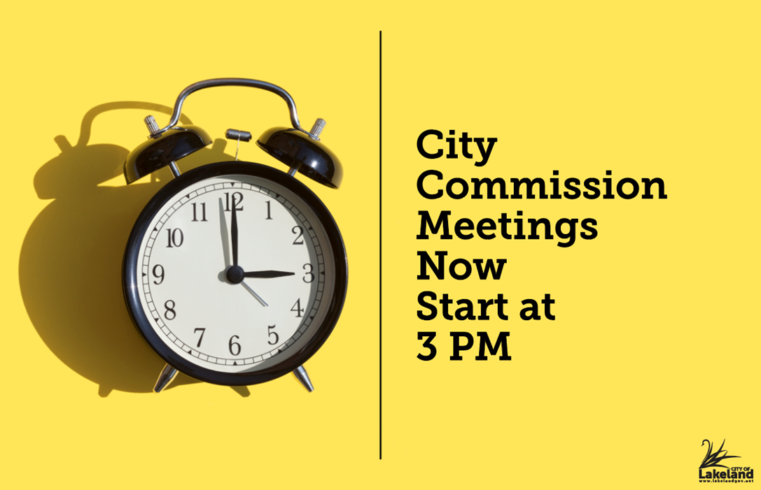 City Commission Meetings 3 PM Lakeland